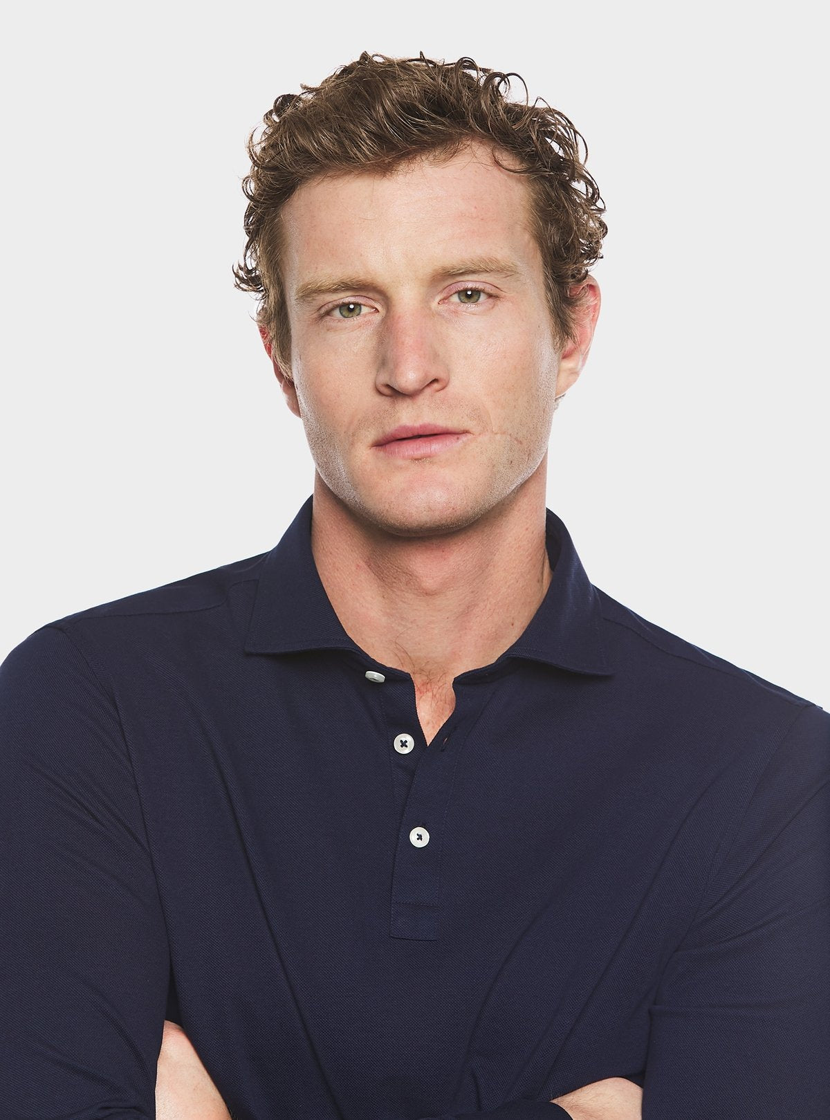 Polo in puro cotone piquet manica lunga-2