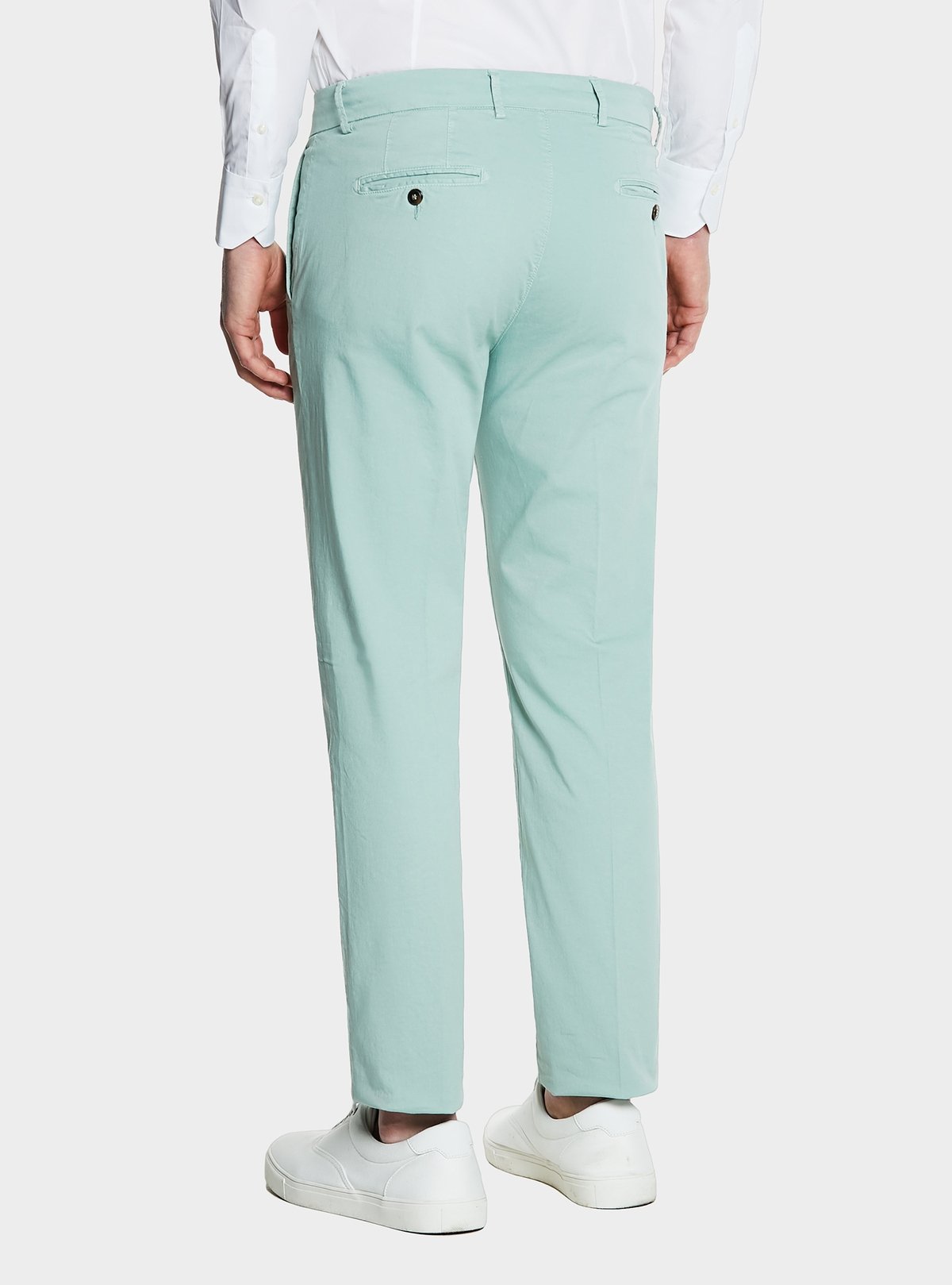 Pantalone in gabardine tasca america.-2