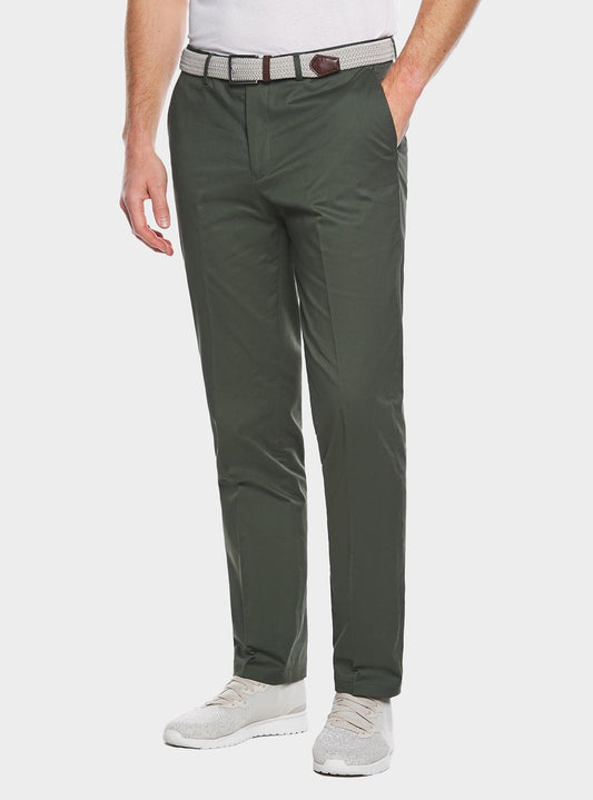 Pantalone in cotone elasticizzato-0