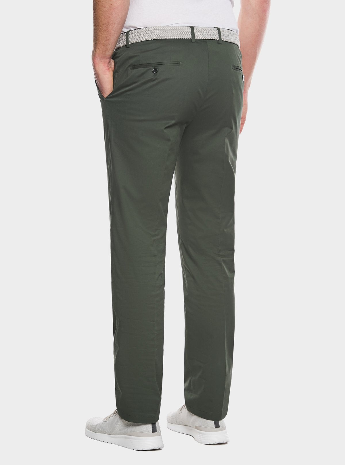 Pantalone in cotone elasticizzato-3