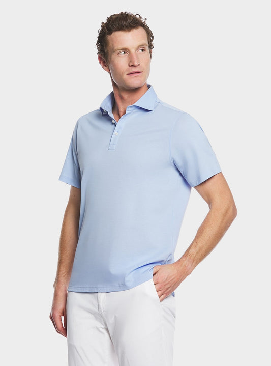 Polo in puro cotone piquet mezza manica-0